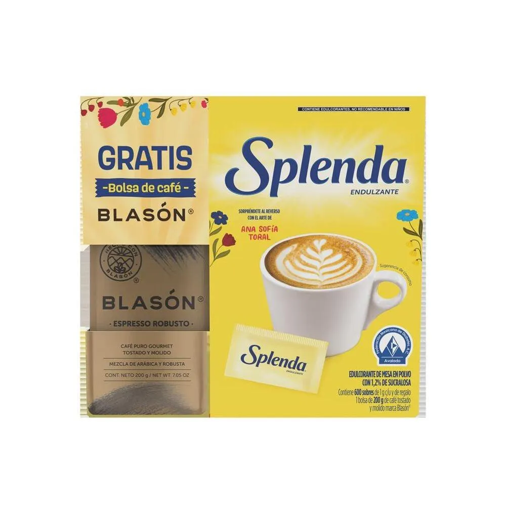 Sustituto de Azúcar Splenda 600 g + Café Blasón 200 g