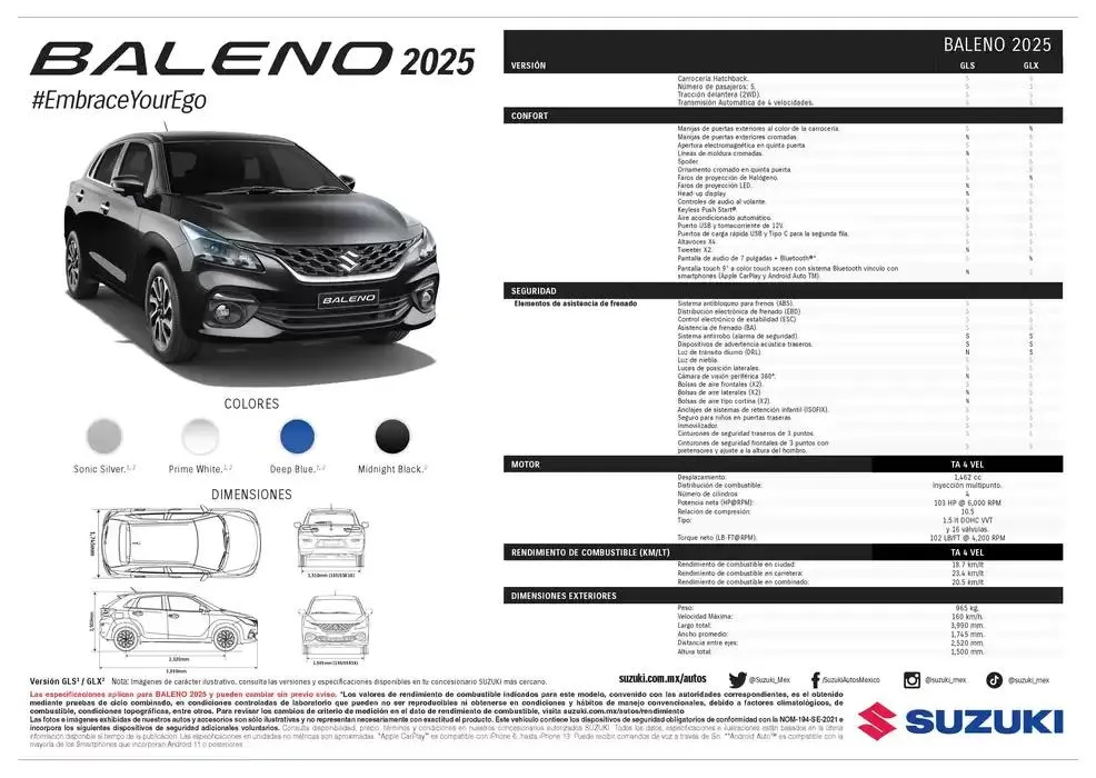 Catálogo de Suzuki Baleno 15 de enero al 31 de diciembre 2025 - Pagina 2