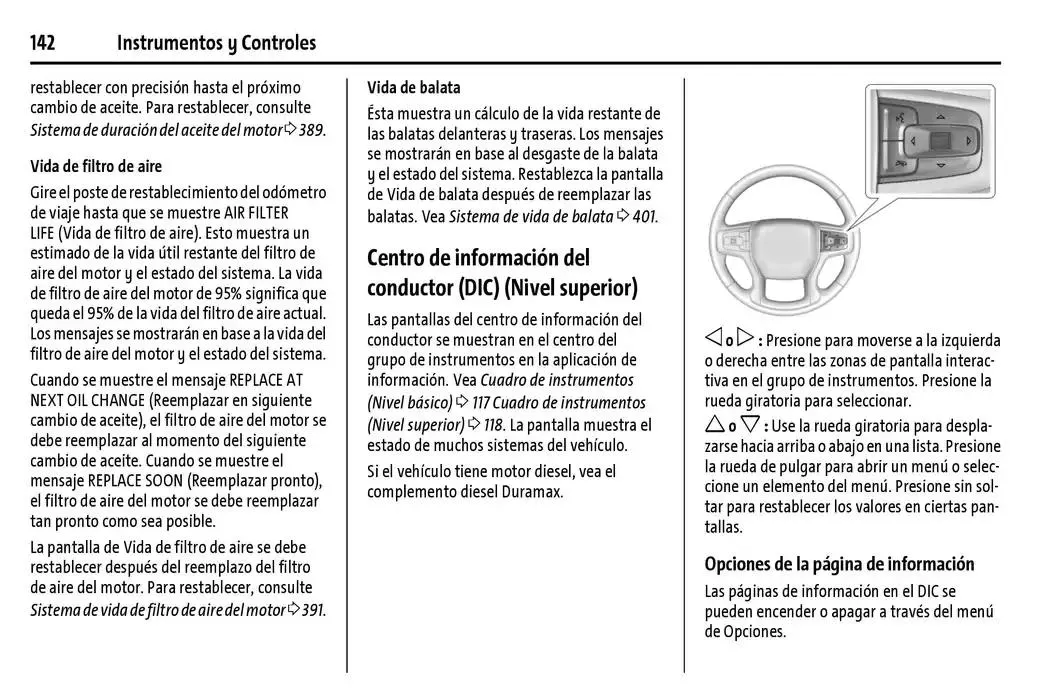 Catálogo de Cheyenne 2025 Manual del propietario 22 de enero al 31 de diciembre 2025 - Pagina 143