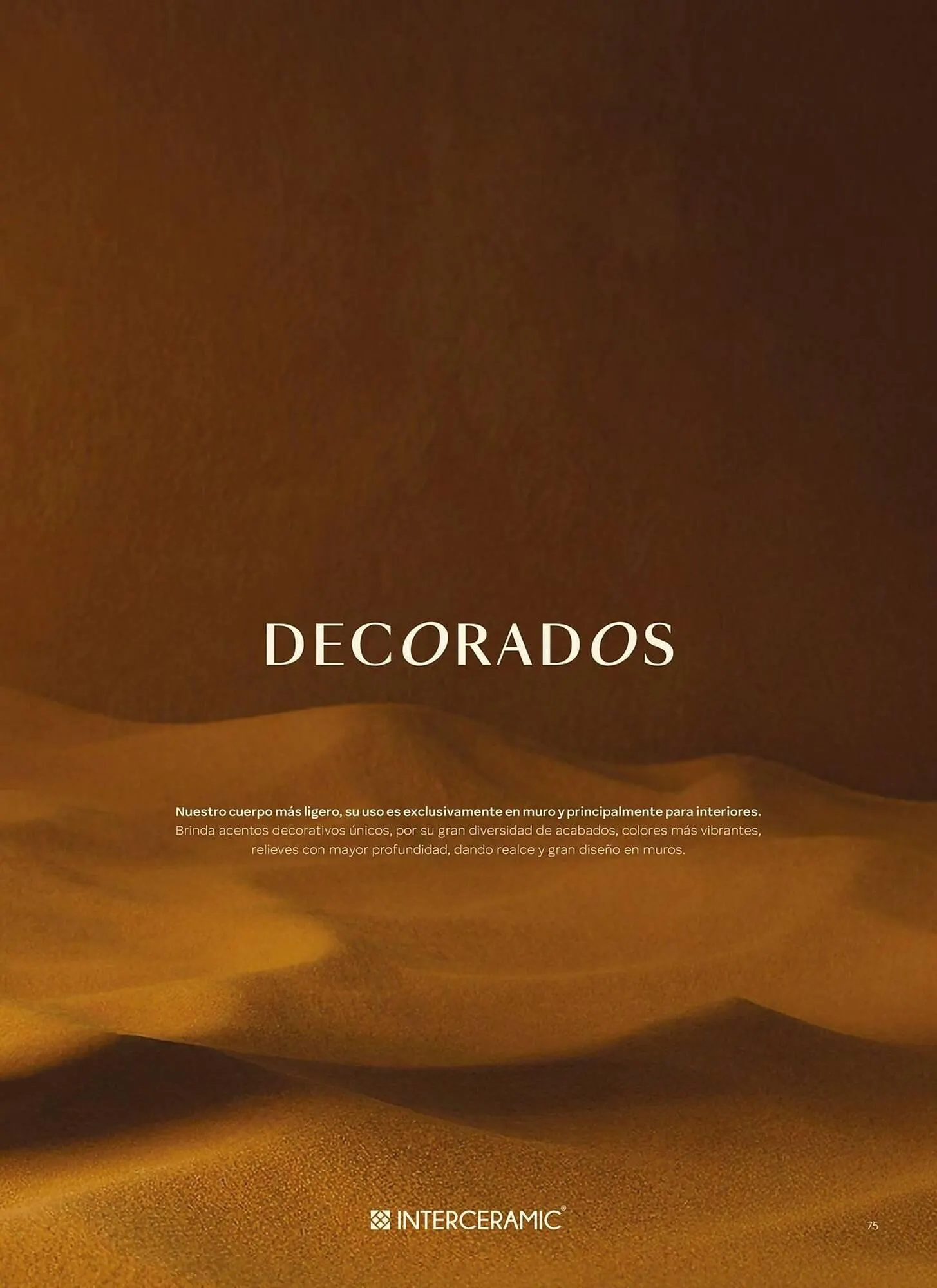 Catálogo de Catálogo Interceramic 3 de octubre al 3 de octubre 2026 - Pagina 77
