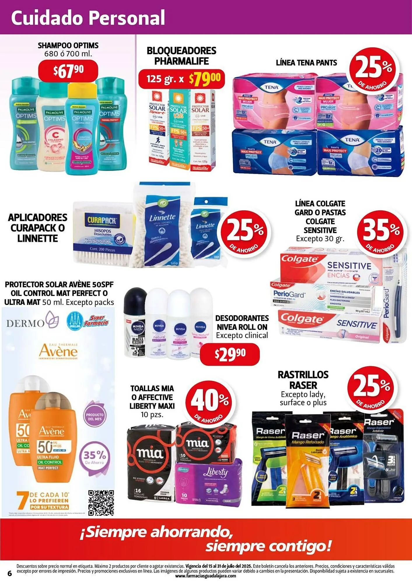 Catálogo de Catálogo Farmacias Guadalajara 15 de julio al 31 de julio 2025 - Pagina 6