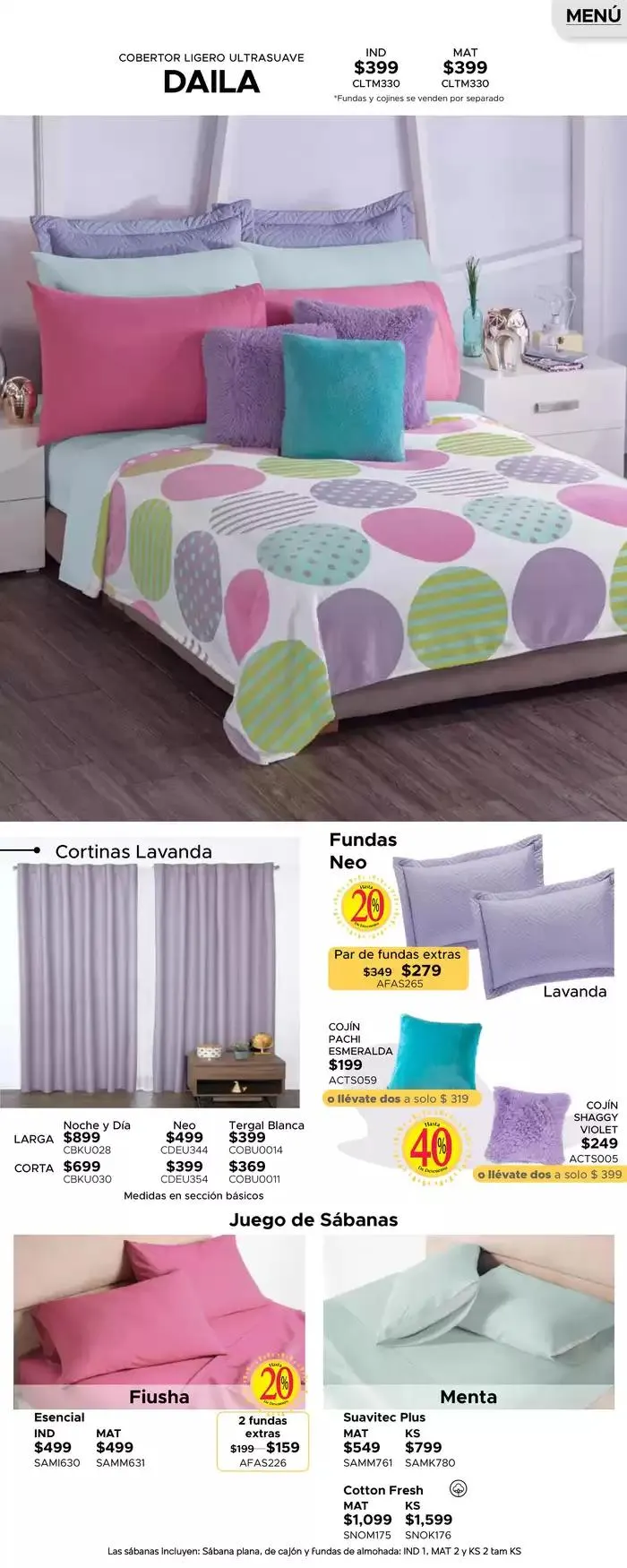 Catálogo de Ofertas Colchas Concord 4 de marzo al 31 de marzo 2025 - Pagina 427