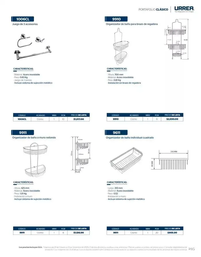 Catálogo de Catálogo Residencial 2025 28 de febrero al 28 de febrero 2026 - Pagina 301