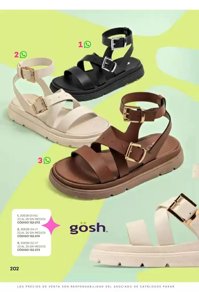 Catálogo de Pakar Sandalia 31 de enero al 31 de mayo 2025 - Pagina 202