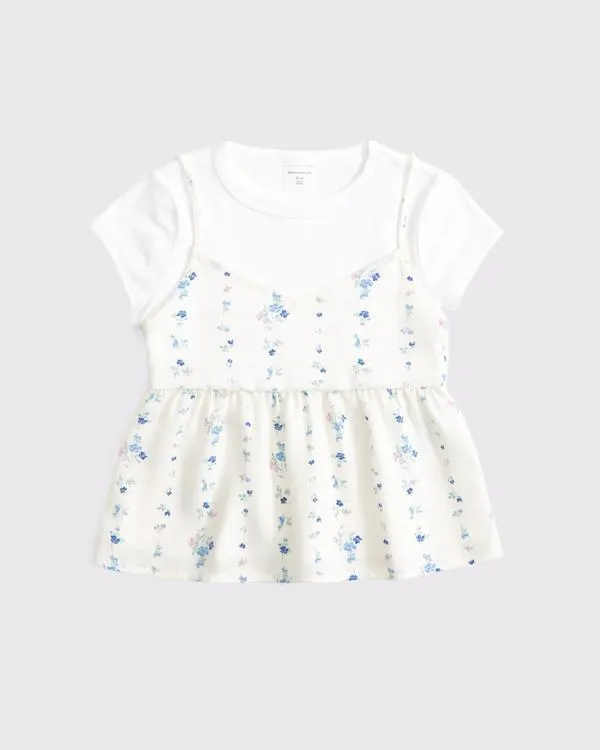 babydoll twofer shirt