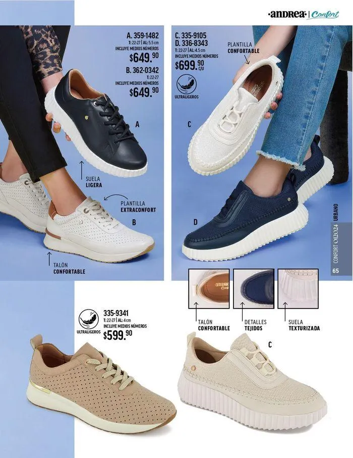 Catálogo de ANDREA - CALZADO CONFORT 26 de agosto al 25 de enero 2025 - Pagina 63