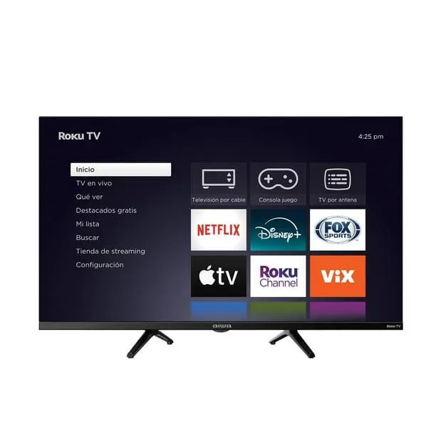 PANTALLA SMART TV AIWA AW32B4SMRK ROKU HD 32 PULGADAS