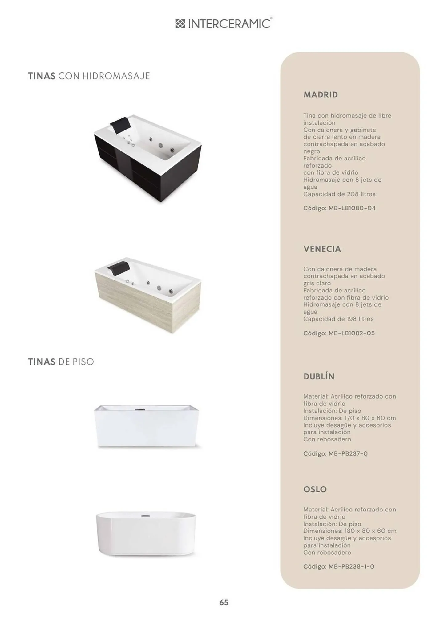 Catálogo de Catálogo Interceramic 9 de octubre al 1 de noviembre 2023 - Pagina 61
