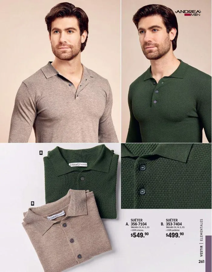 Catálogo de ANDREA - VESTIR CABALLERO 26 de agosto al 25 de enero 2025 - Pagina 78