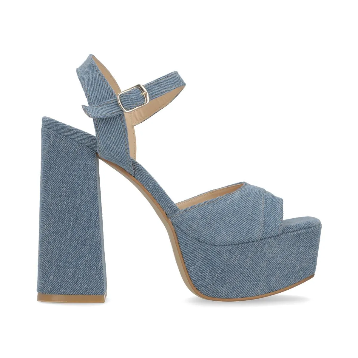 SANDALIA OZONO PARA MUJER ESTILO 652702 AZUL MEZCLILLA