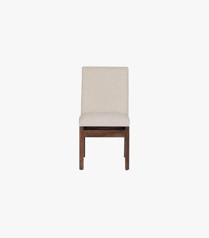 Silla Deka de tela color beige