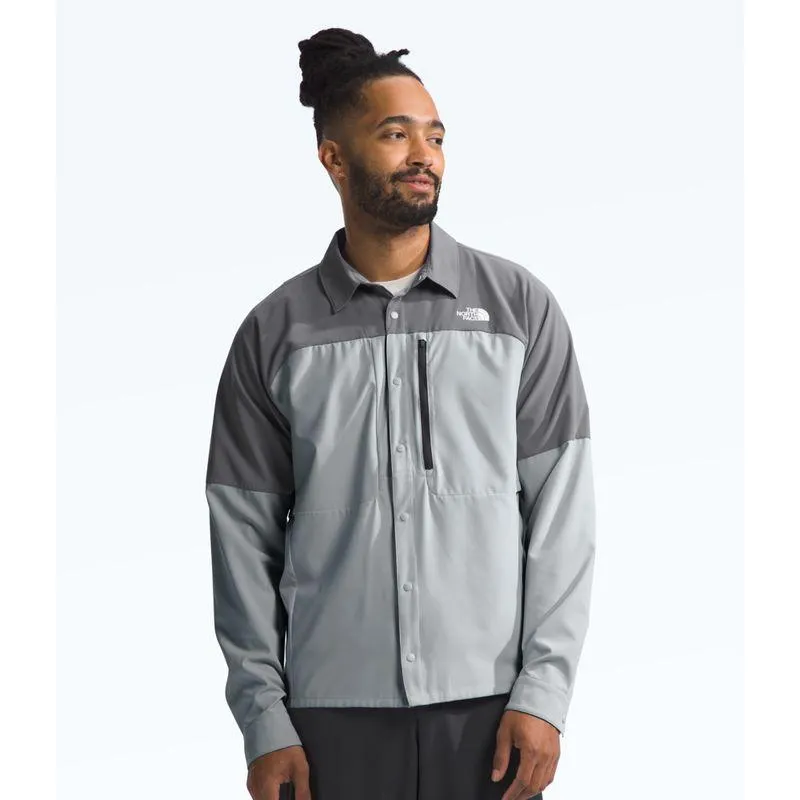 Camisa Anti-UV de manga larga First Trail Hombre, Gris