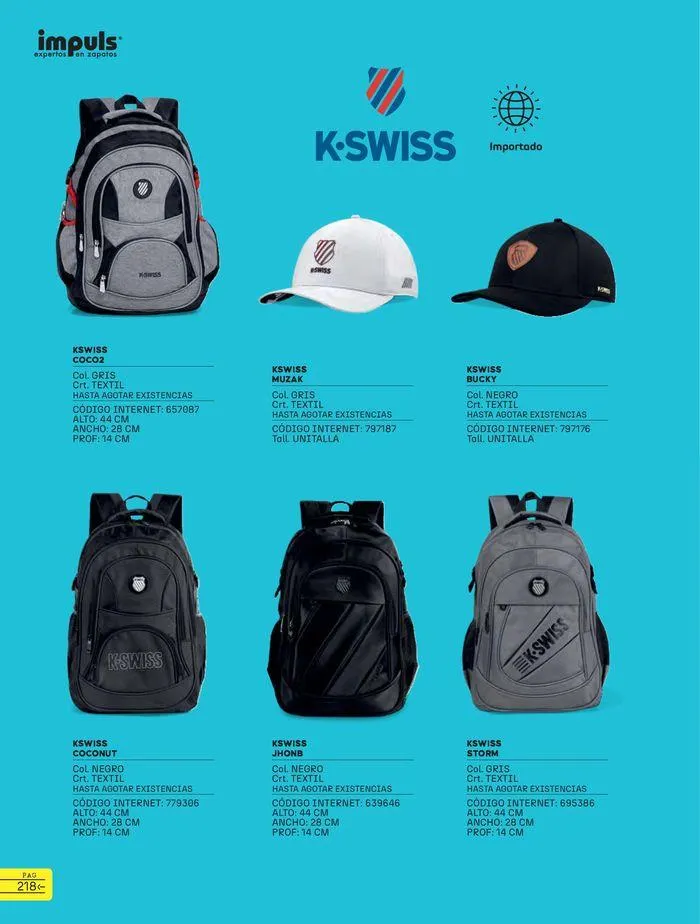 Catálogo de IMPULS Caballero Verano-Otoño 5 de julio al 15 de noviembre 2024 - Pagina 220