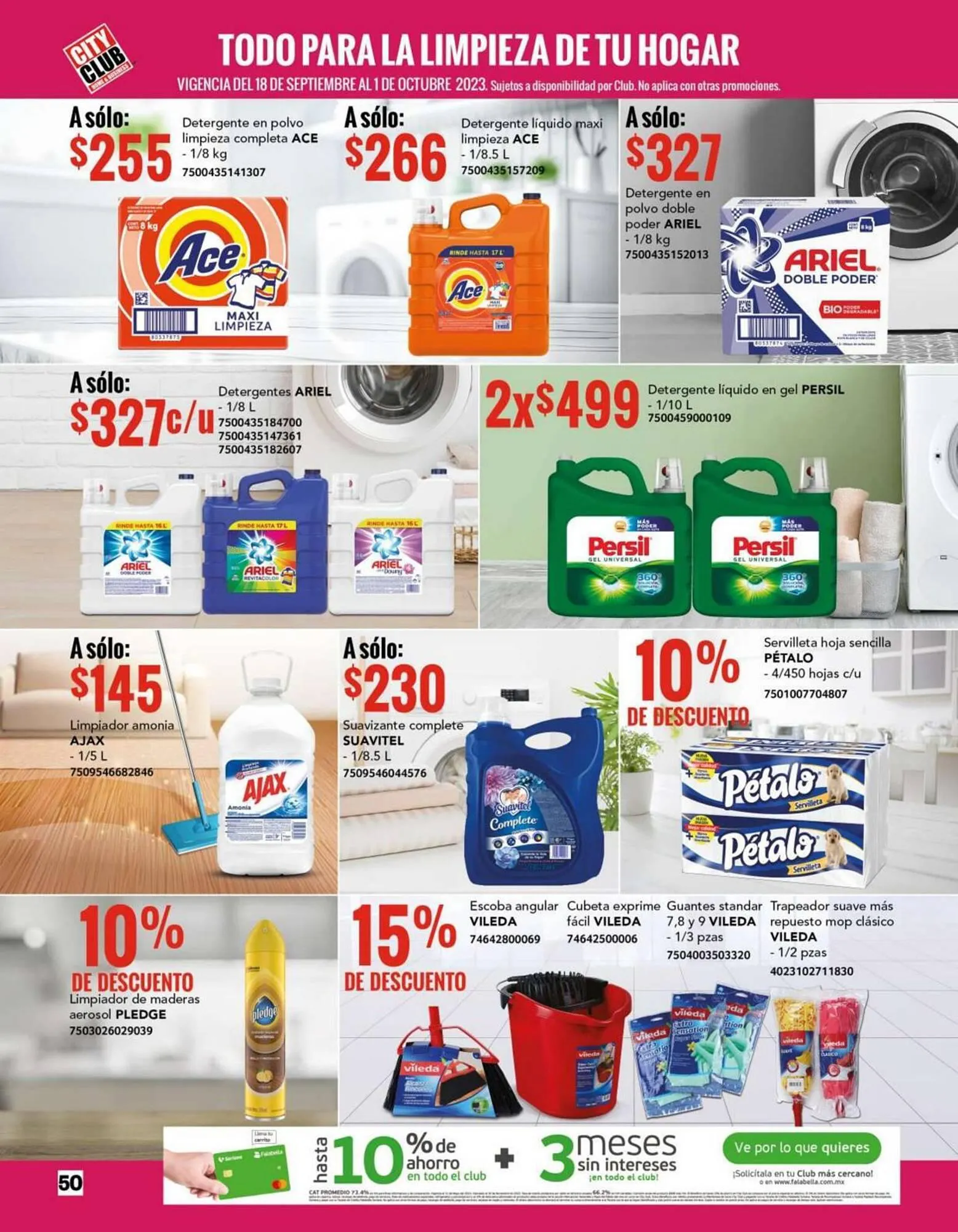 Catálogo de Catálogo City Club 1 de septiembre al 30 de septiembre 2023 - Pagina 50