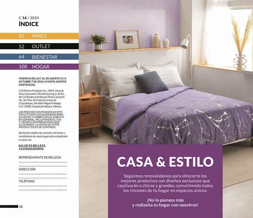 Catálogo de Avon Casa & Estilo C16 31 de agosto al 7 de octubre 2024 - Pagina 12