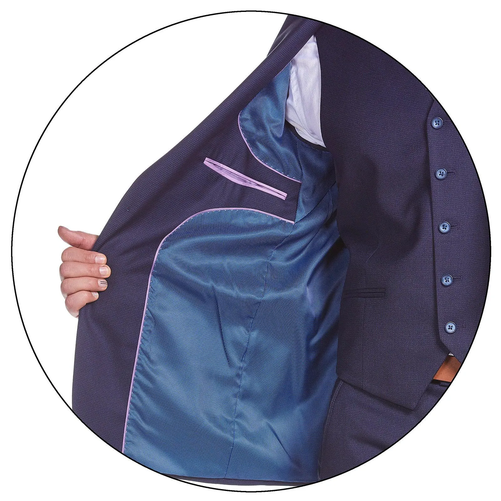 Saco formal para hombre | Azul marino | Slim fit