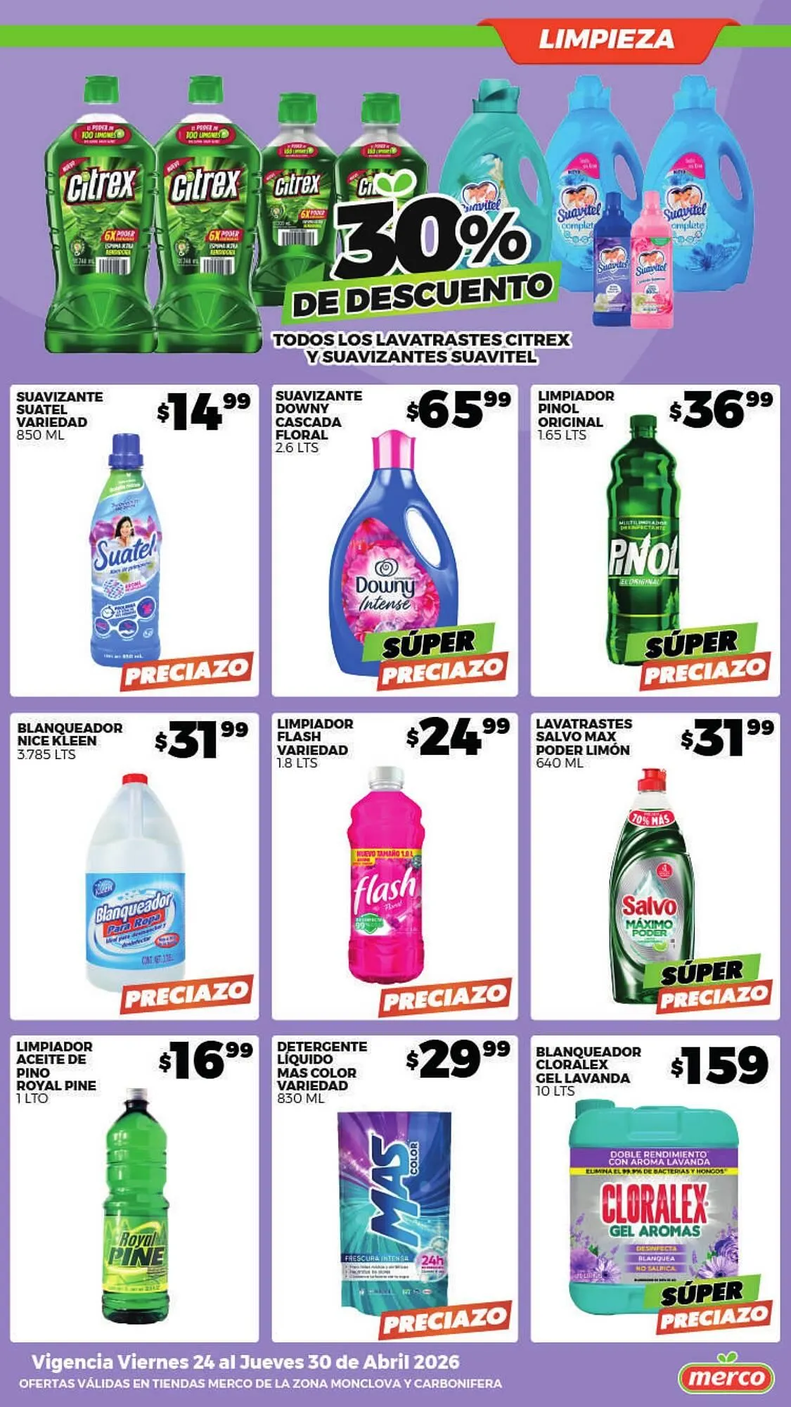 Catálogo de Folleto Merco 24 de abril al 30 de abril 2026 - Pagina 8