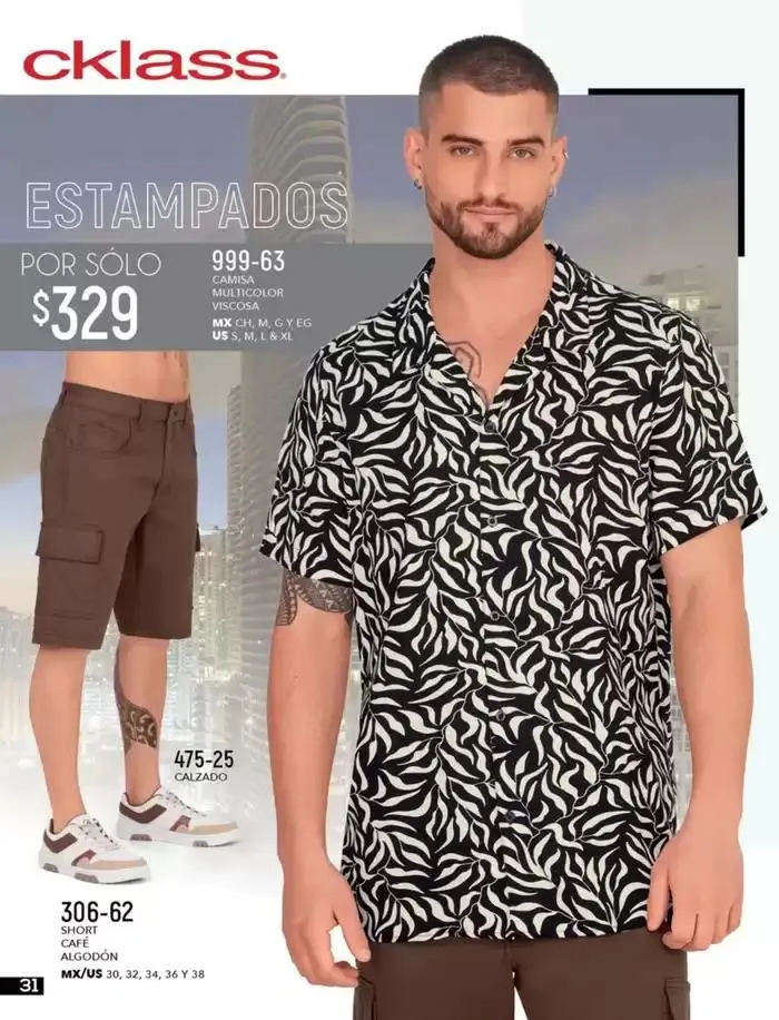 Catálogo de Catálogo Cklass Ropa Caballero Primavera Verano 2025 8 de enero al 30 de junio 2025 - Pagina 31
