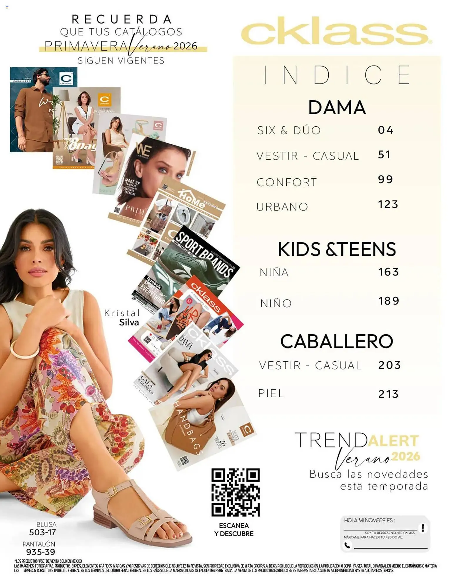 Catálogo de Catálogo Cklass 5 de marzo al 1 de septiembre 2026 - Pagina 2