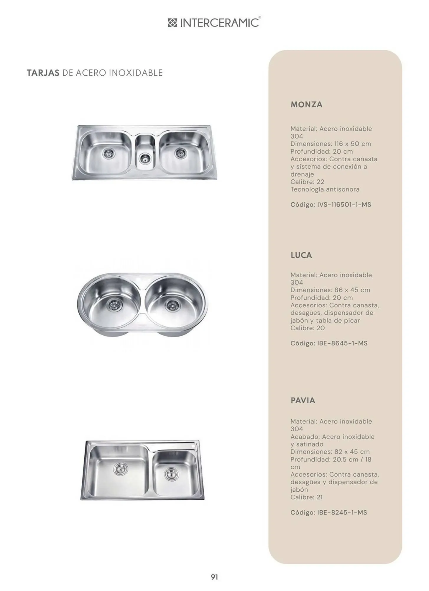 Catálogo de Catálogo Interceramic 9 de octubre al 1 de noviembre 2023 - Pagina 90