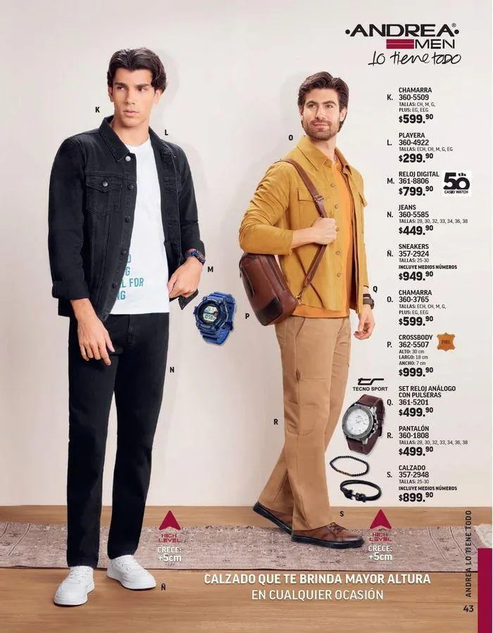 Catálogo de ANDREA - CALZADO CABALLERO 26 de agosto al 25 de enero 2025 - Pagina 133