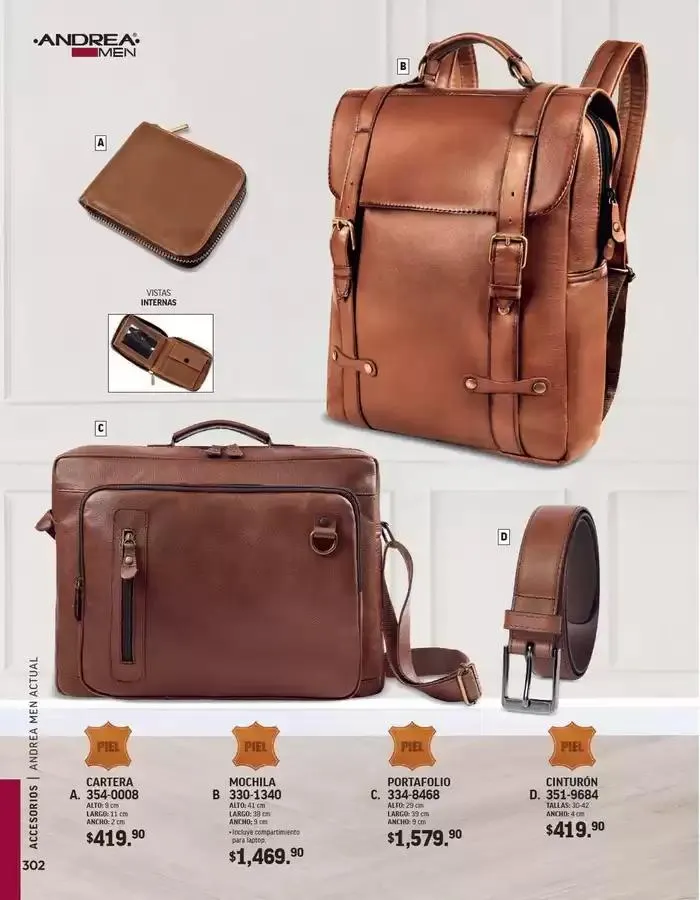 Catálogo de ANDREA - ACCESORIOS CABALLERO 26 de agosto al 25 de enero 2025 - Pagina 12