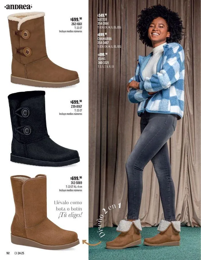 Catálogo de ANDREA - CALZADO DAMA 26 de agosto al 25 de enero 2025 - Pagina 191