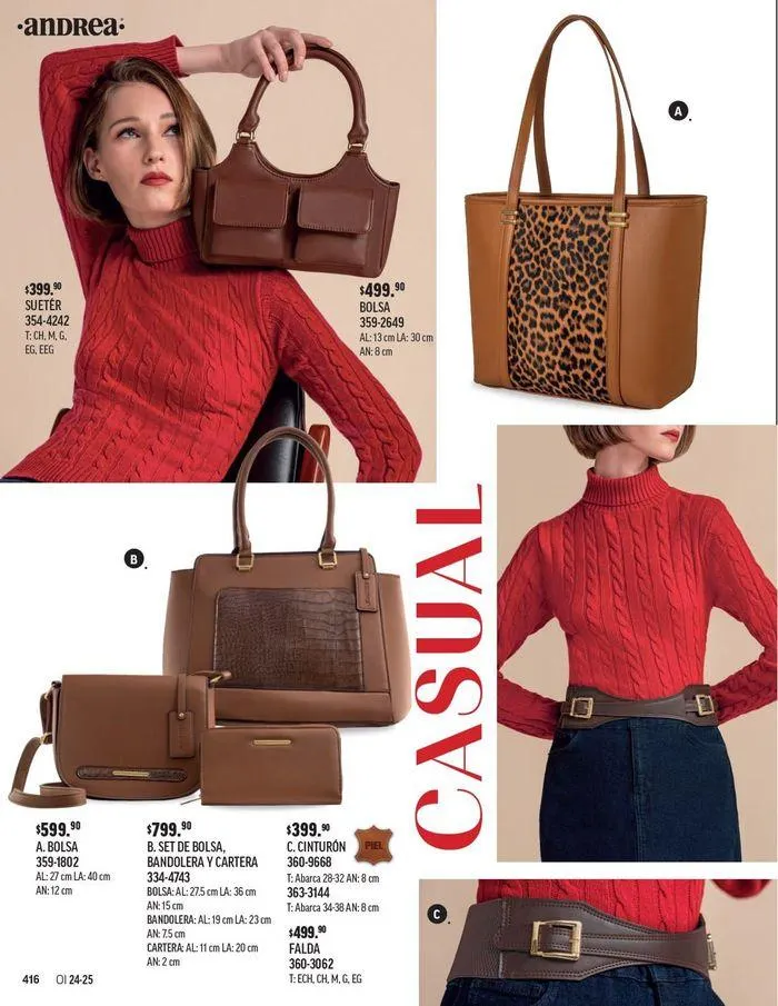 Catálogo de ANDREA - BOLSAS Y ACCESORIOS 26 de agosto al 25 de enero 2025 - Pagina 3