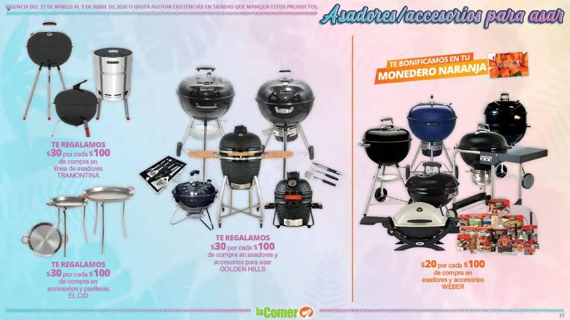 Catálogo de Folleto La Comer 27 de marzo al 10 de abril 2026 - Pagina 31