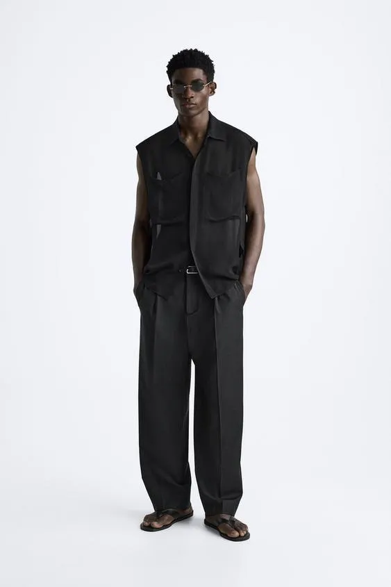 CAMISA SEMITRANSPARENTE