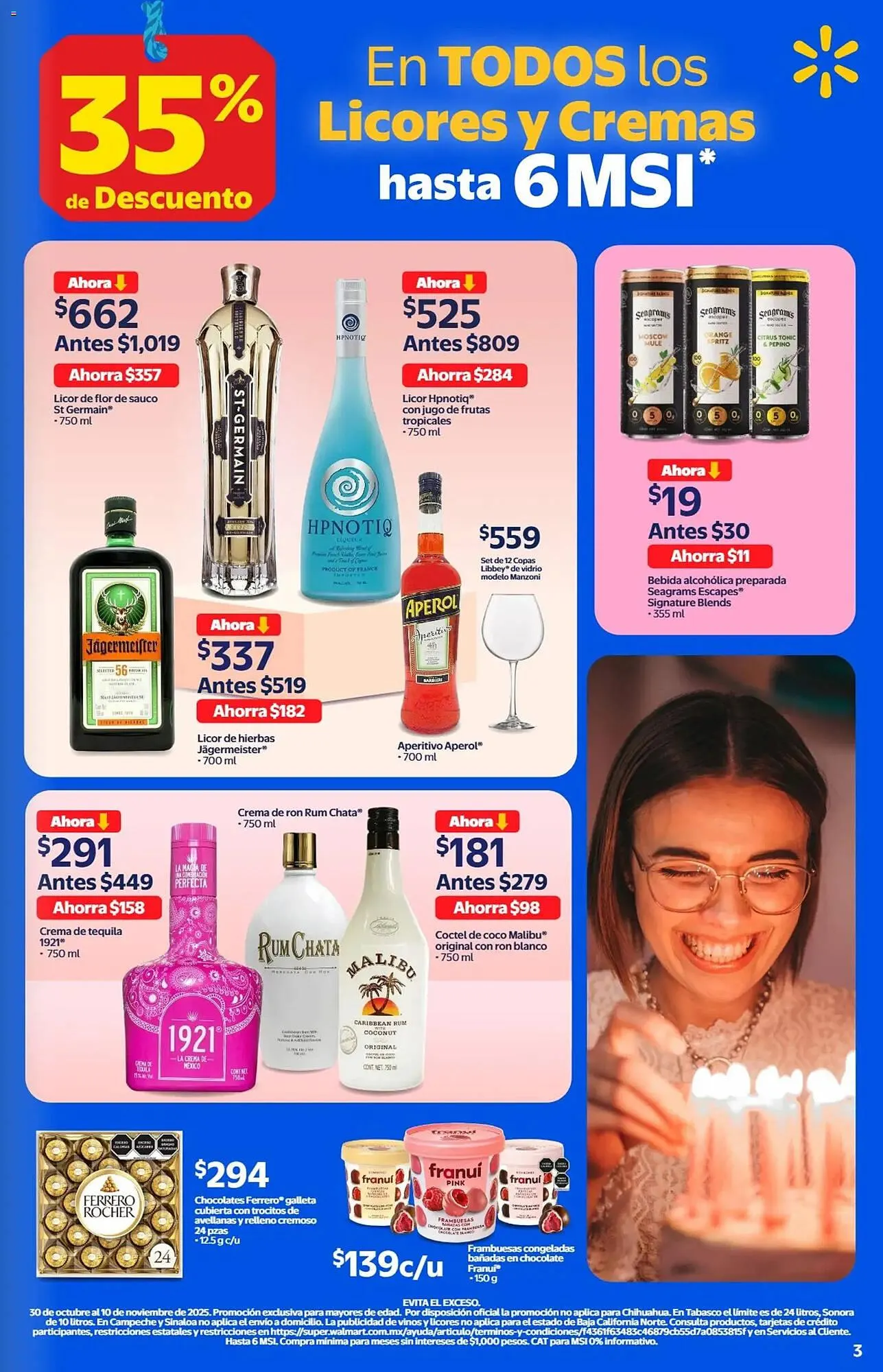 Catálogo de Folleto Walmart 30 de octubre al 10 de noviembre 2025 - Pagina 3