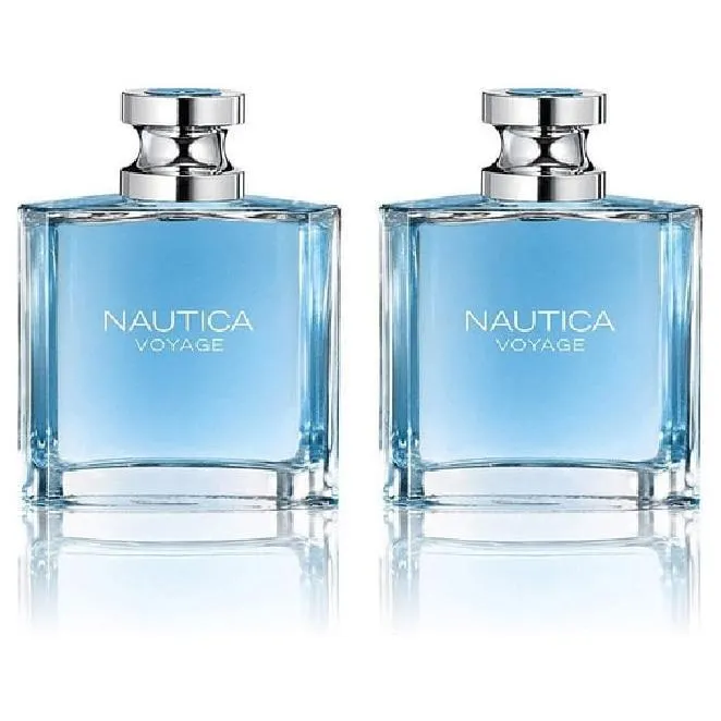Paquete 2 Nautica Voyage Eau de Toilette 100 Ml
