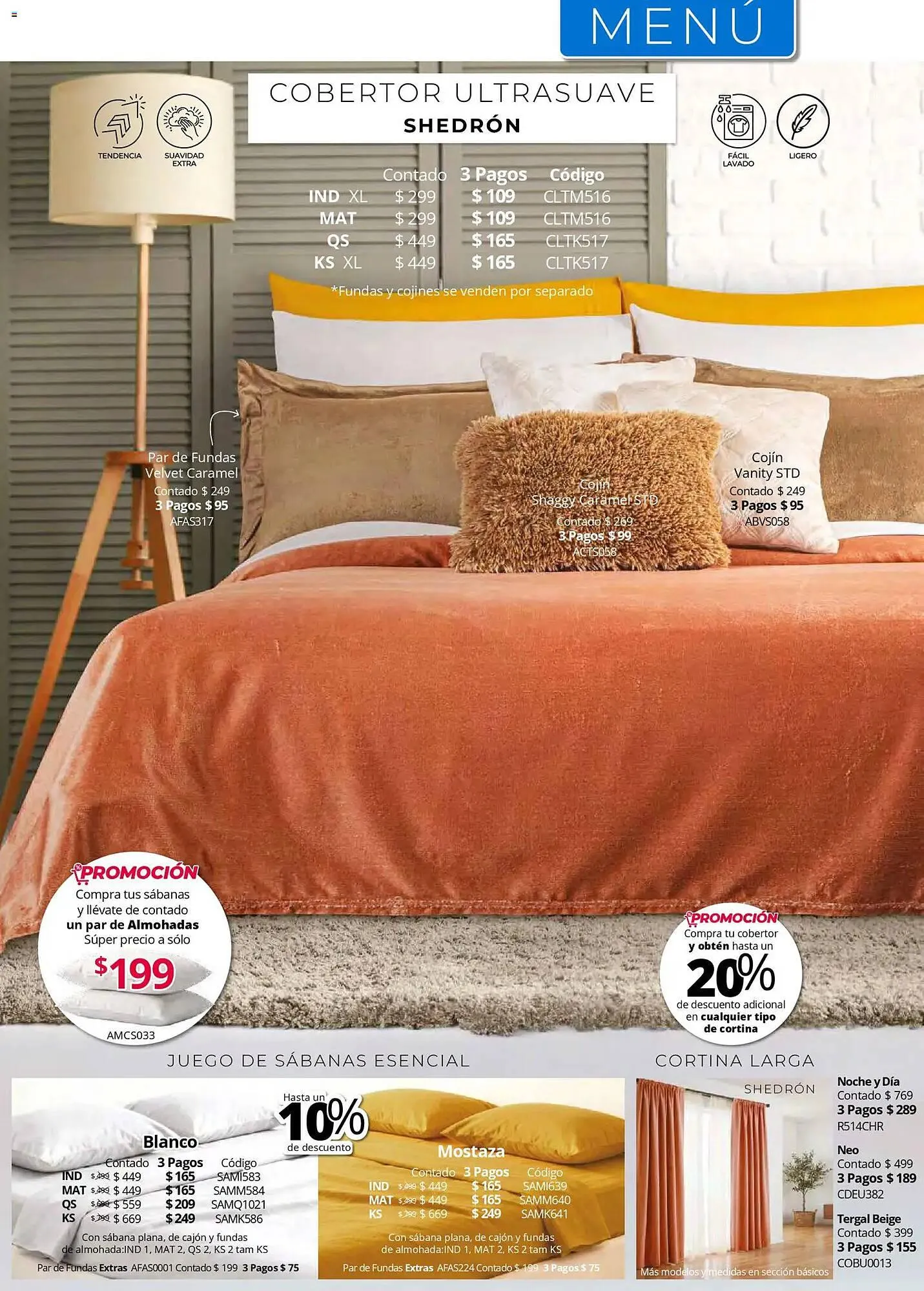 Catálogo de Catálogo Colchas Concord 1 de mayo al 1 de agosto 2026 - Pagina 256