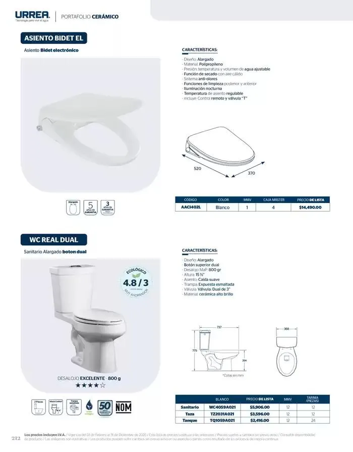 Catálogo de Catálogo Residencial 2025 28 de febrero al 28 de febrero 2026 - Pagina 218