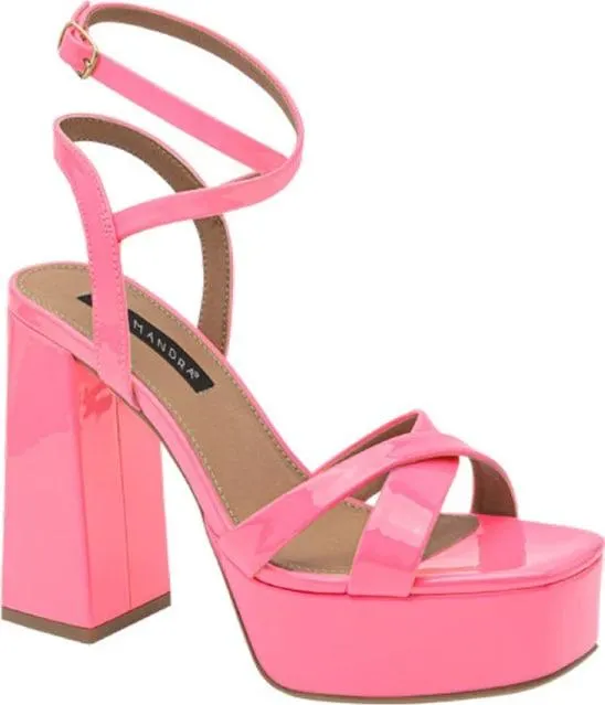 sandalia tacón plataforma amarre