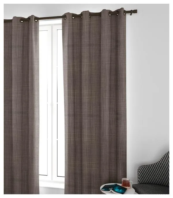 Cortina ojillos blackout cafe