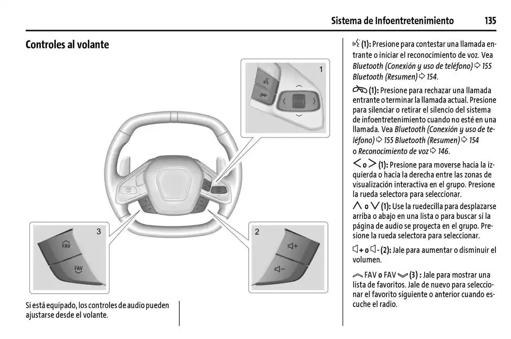 Catálogo de Chevrolet Corvette Stingray Manual del propietario 22 de enero al 31 de diciembre 2025 - Pagina 136