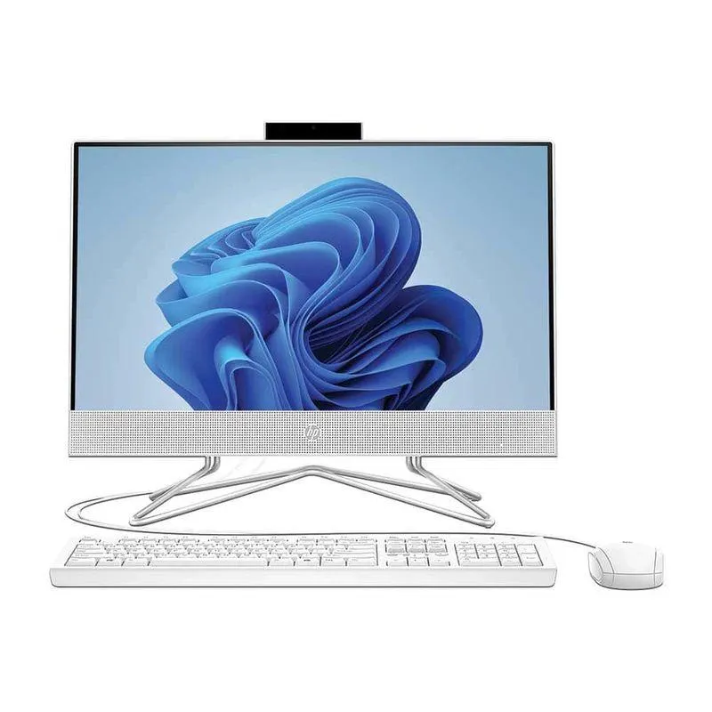 All In One Hp de 21.5” Blanco 4GB de Memoria RAM / 512GB de Disco Duro SSD Procesador AMD Ryzen 3 Windows 11 Home 77K19LA#ABM