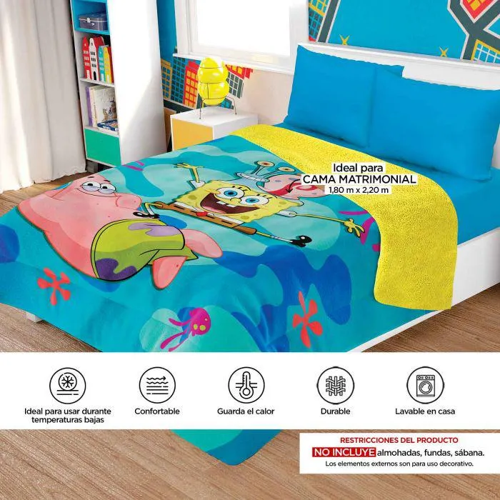 EDREDON SERENITY MATRIMONIAL BOB ESPONJA