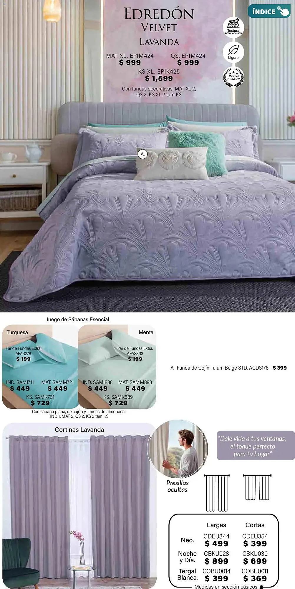 Catálogo de Catálogo Colchas Concord 1 de noviembre al 1 de febrero 2026 - Pagina 367