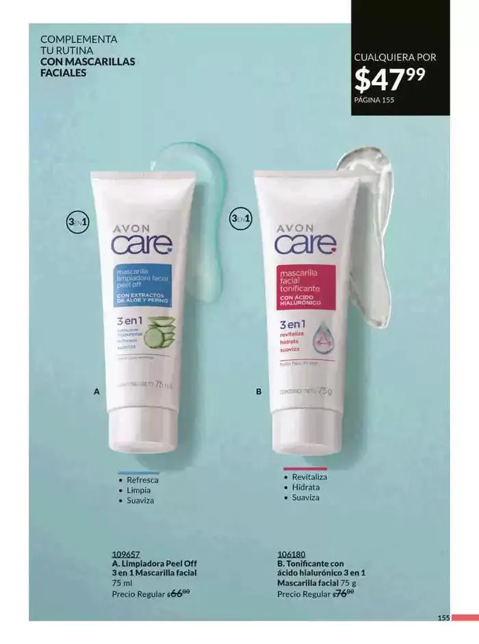 Catálogo de Avon COSMÉTICOS C2 3 de enero al 3 de febrero 2025 - Pagina 155