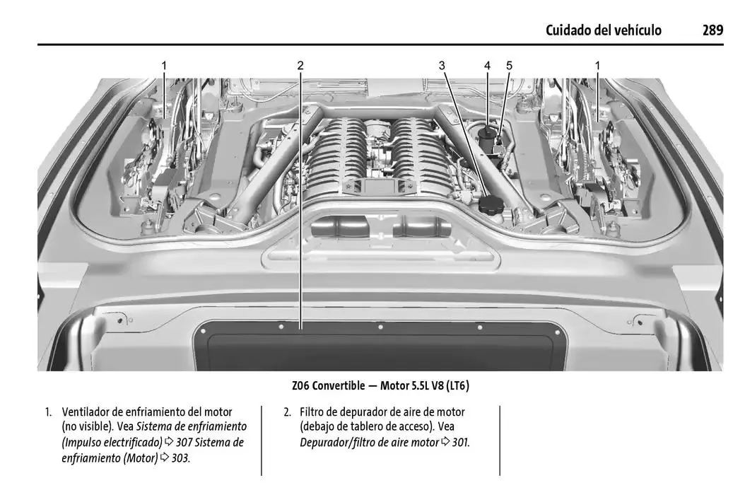 Catálogo de Chevrolet Corvette Stingray Manual del propietario 22 de enero al 31 de diciembre 2025 - Pagina 290