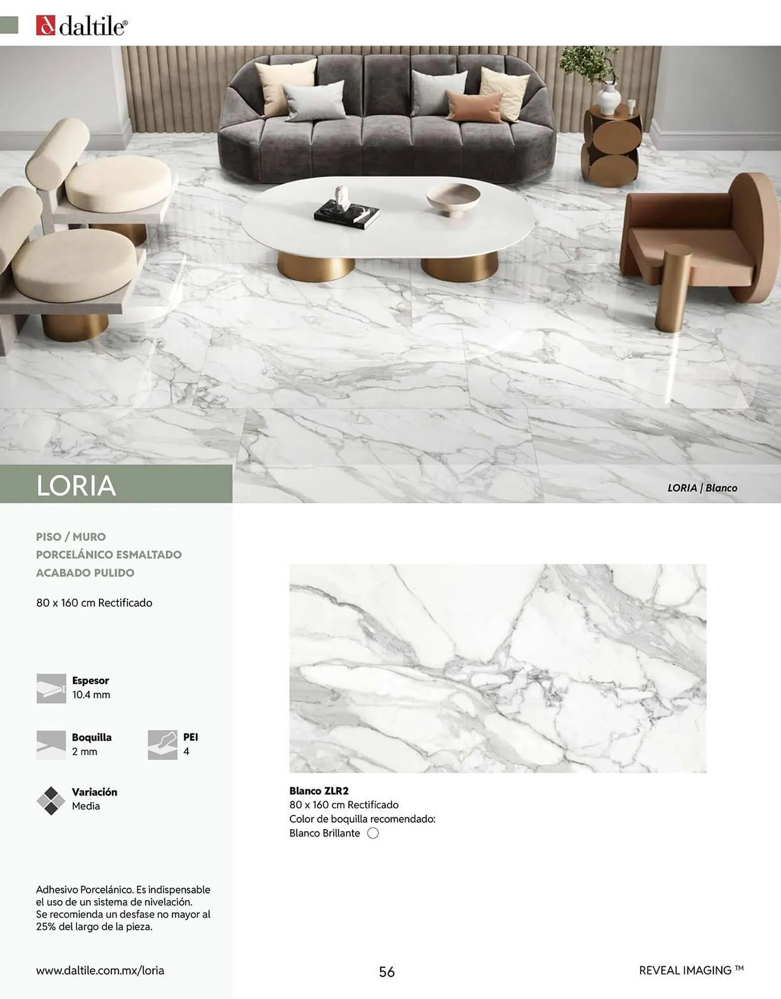 Catálogo de Catálogo Daltile 13 de enero al 31 de diciembre 2026 - Pagina 56