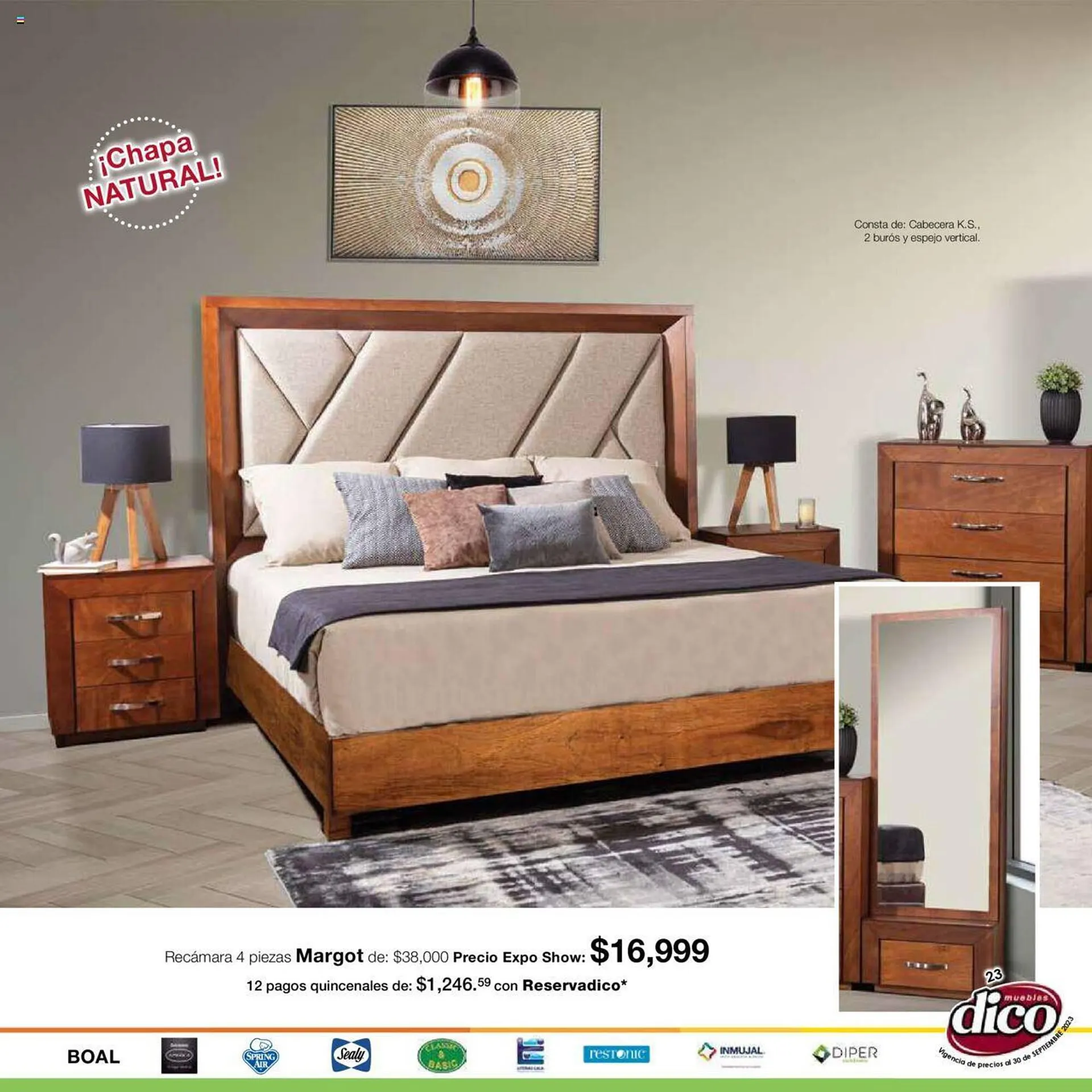 Catálogo de Catálogo Muebles Dico 7 de septiembre al 30 de septiembre 2023 - Pagina 23