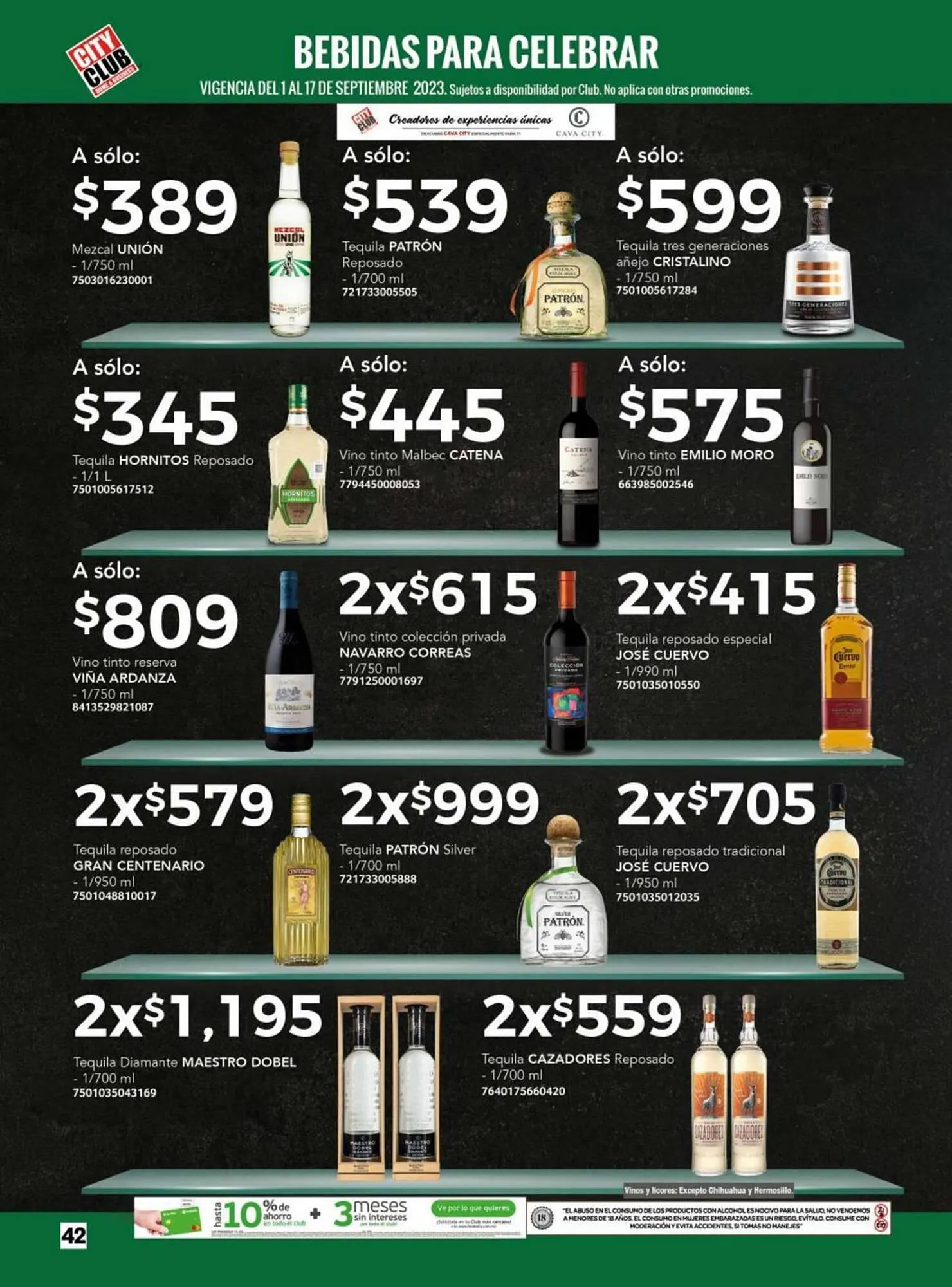 Catálogo de Catálogo City Club 1 de septiembre al 30 de septiembre 2023 - Pagina 42