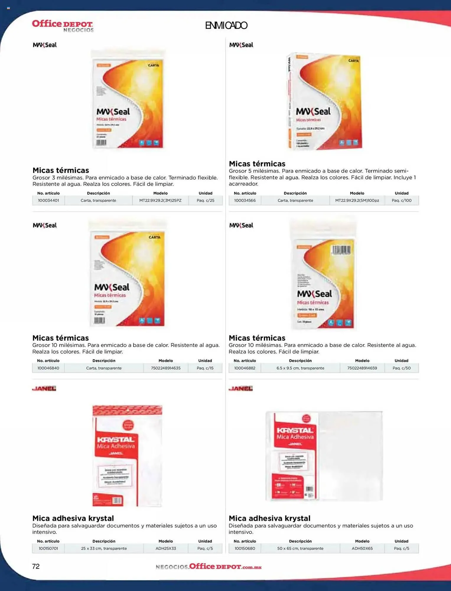 Catálogo de Catálogo Office Depot 9 de enero al 31 de diciembre 2025 - Pagina 74