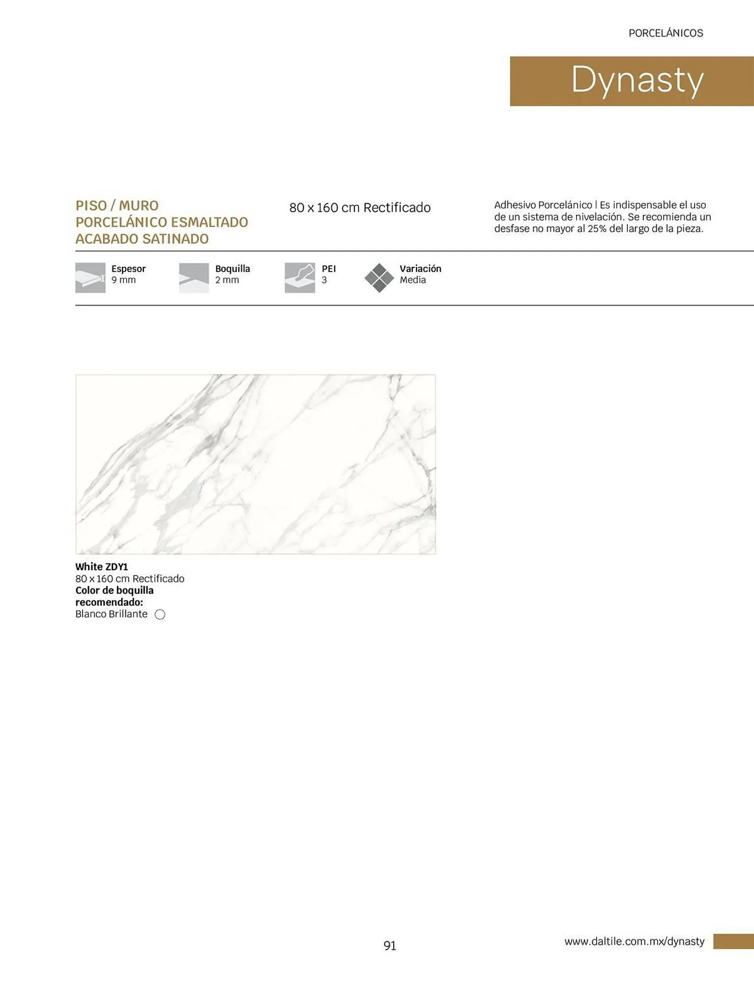 Catálogo de Catálogo Daltile 1 de enero al 31 de diciembre 2024 - Pagina 91