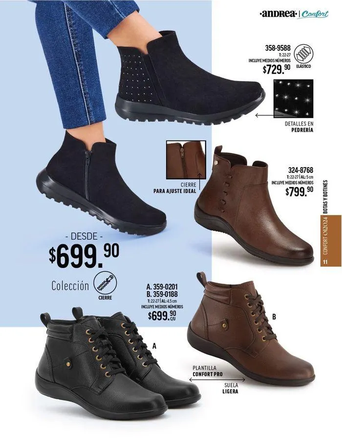 Catálogo de ANDREA - CALZADO CONFORT 26 de agosto al 25 de enero 2025 - Pagina 4