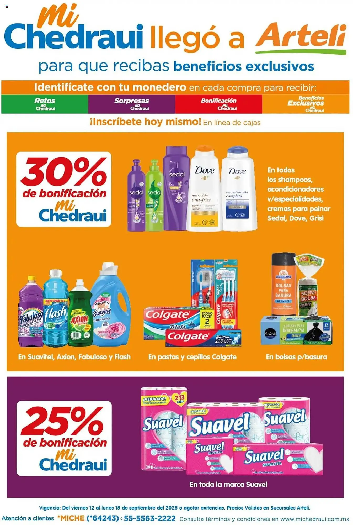 Catálogo de Folleto Arteli 12 de septiembre al 15 de septiembre 2025 - Pagina 1