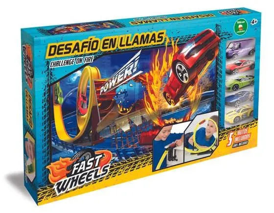 Importación Fast Wheels Pista Desafio en Llamas 10603